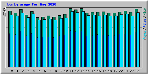 Hourly usage for May 2026